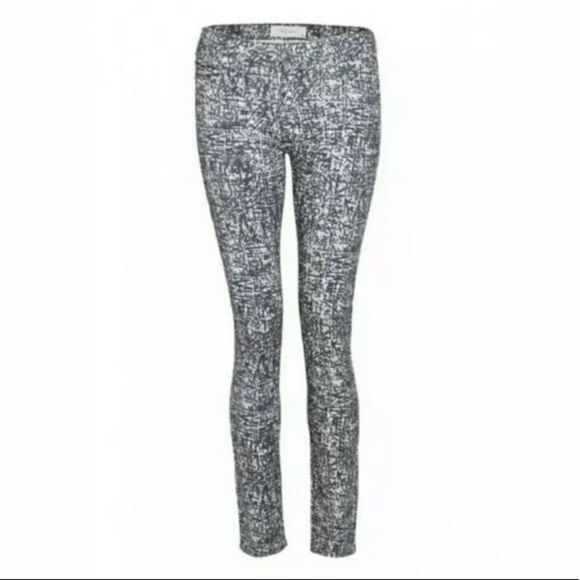 IRO | Revolve Abril Abstract Letter Print Mid Rise Skinny Jeans Stretch - Picture 1 of 5